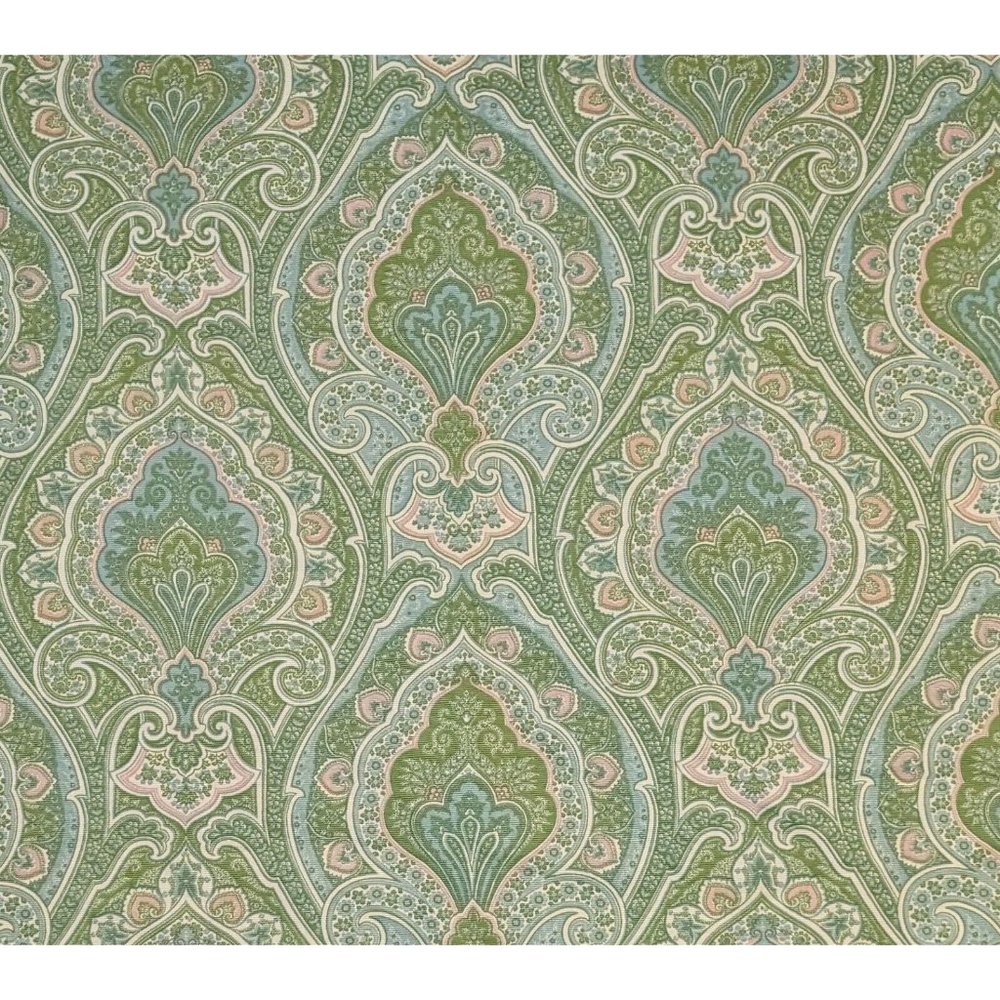 P Kaufman Fabric Drapery Fabric Paisley Drapery Abstract Green 10 Ft 3.3yds